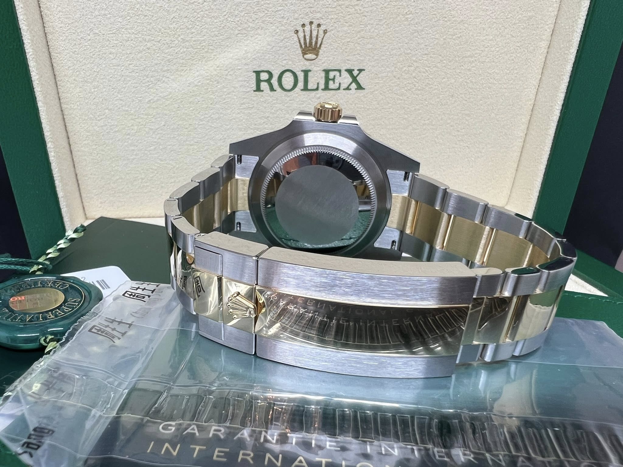 全新未用品 Rolex Submariner  41mm 新款金鋼藍面 126613LB 2023年錶 行貨連買單