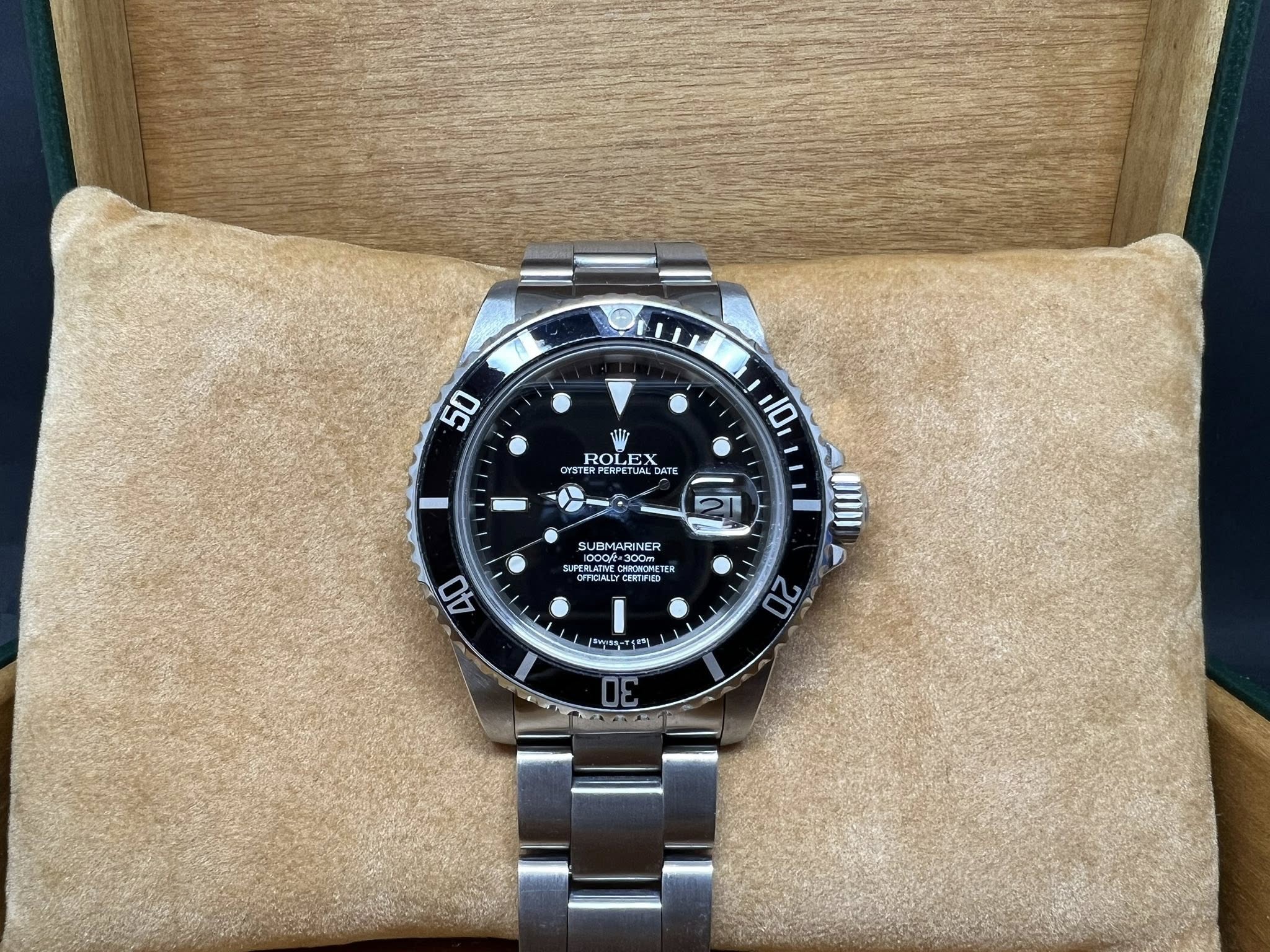 Rolex Vintage 舊裝潛 16800 收藏稀有型號 S/N: 89xxxxx T 25 黃夜光