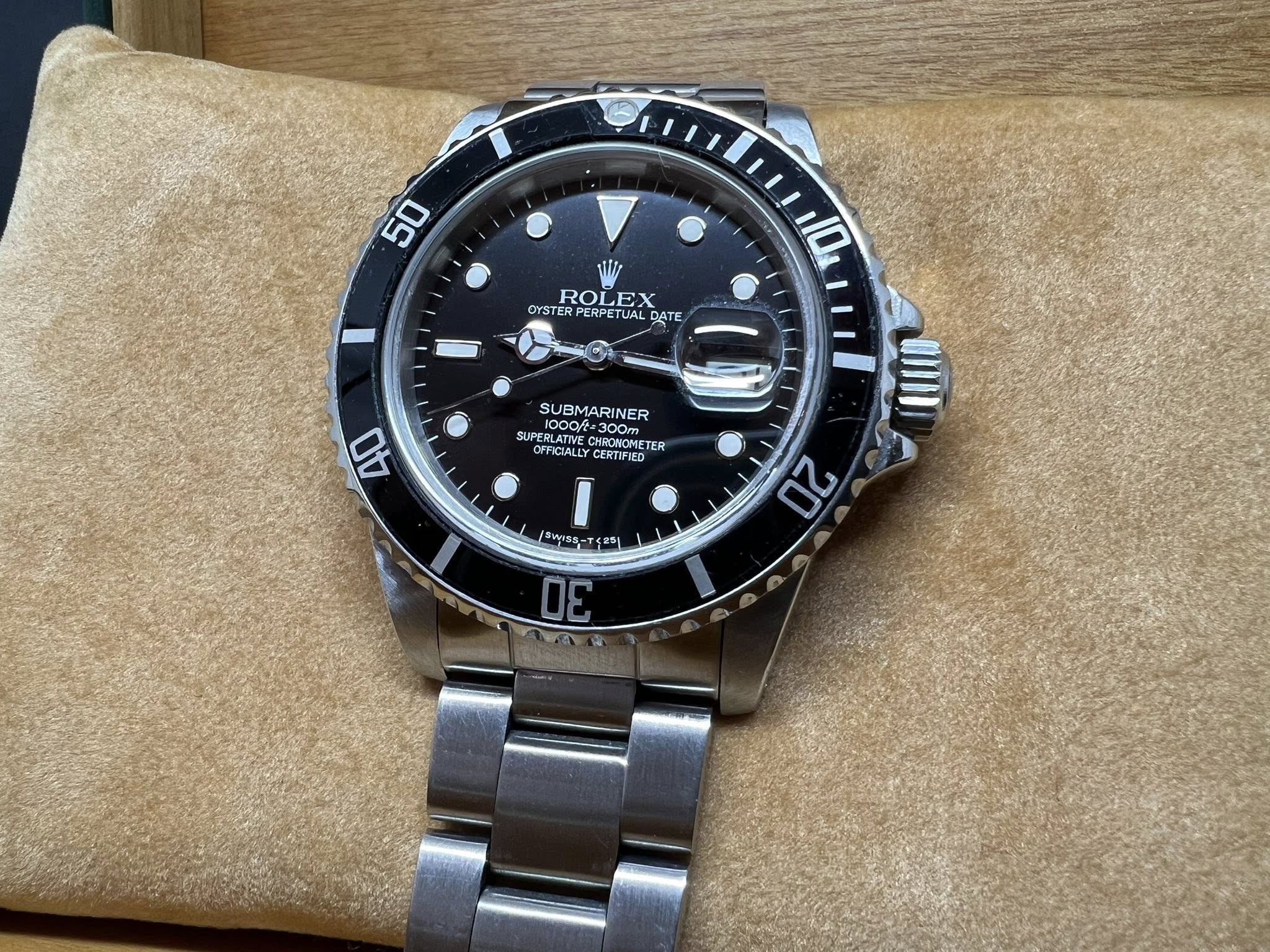 Rolex Vintage 舊裝潛 16800 收藏稀有型號 S/N: 89xxxxx T 25 黃夜光