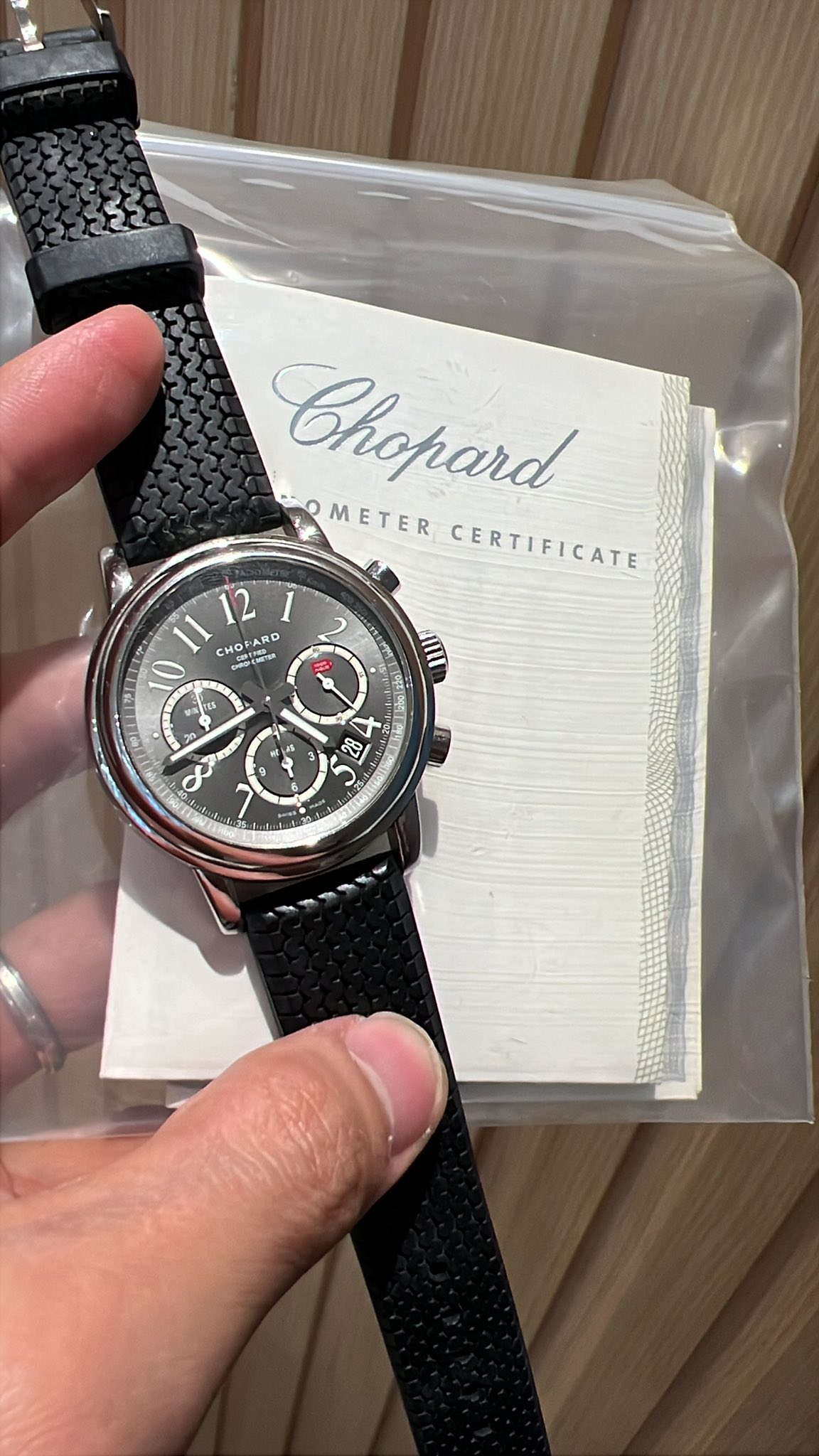 Chopard Mille Miglia Chrono limited edition  2009 pcs 42mm 8511 出世紙 行貨