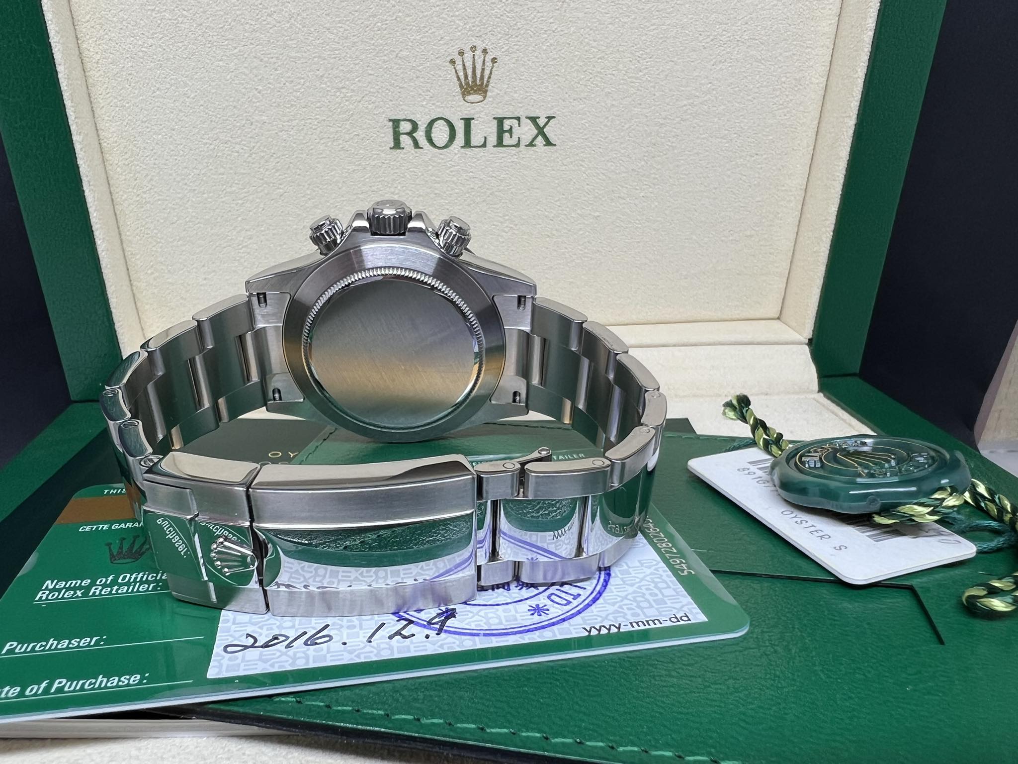 Rolex Daytona 陶瓷圈白面 116500LN 2016年錶