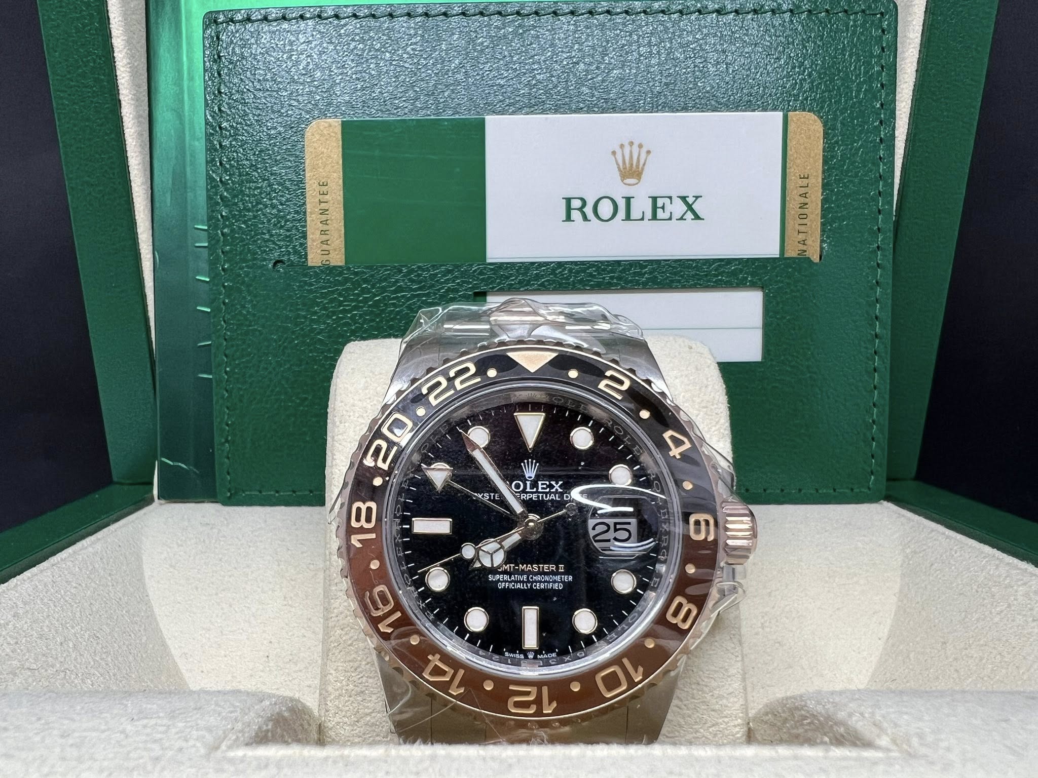 Rolex GMT Master II 玫瑰金鋼沙士 126711CHNR 2018年錶