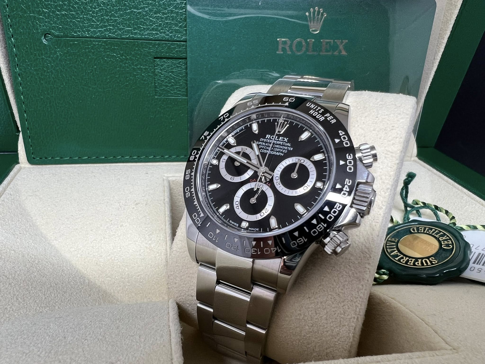 Rolex Daytona 陶瓷圈黑面 116500LN 2021年錶