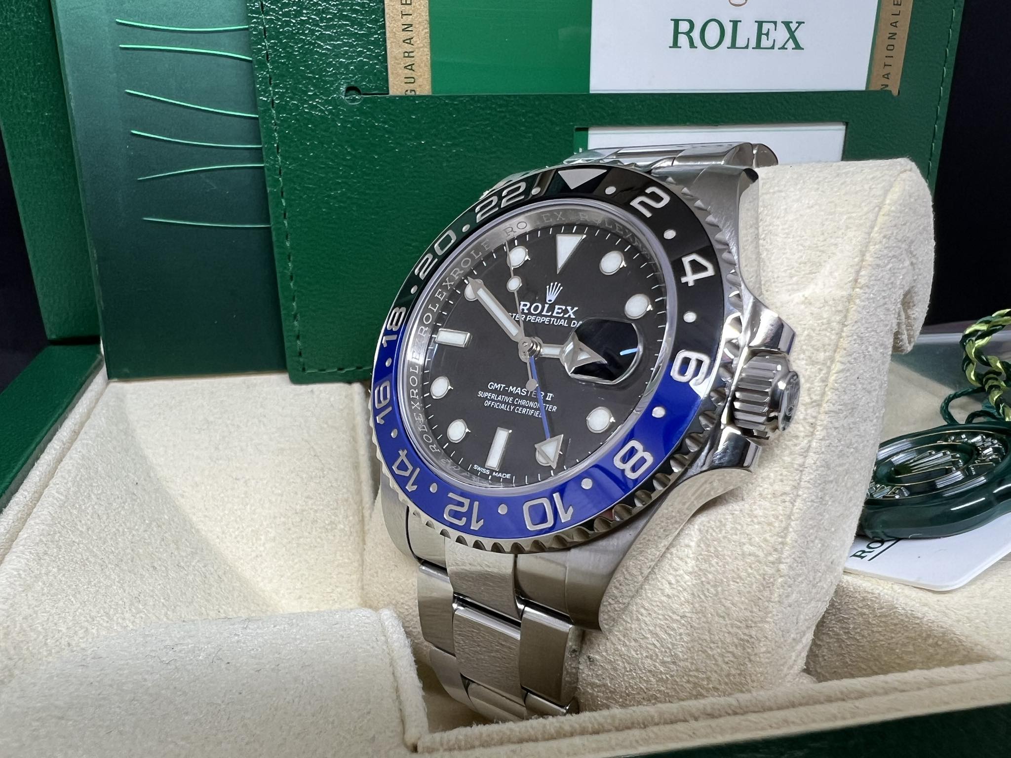 Rolex GMT Master II 藍黑圈 116710BLNR 2017年錶
