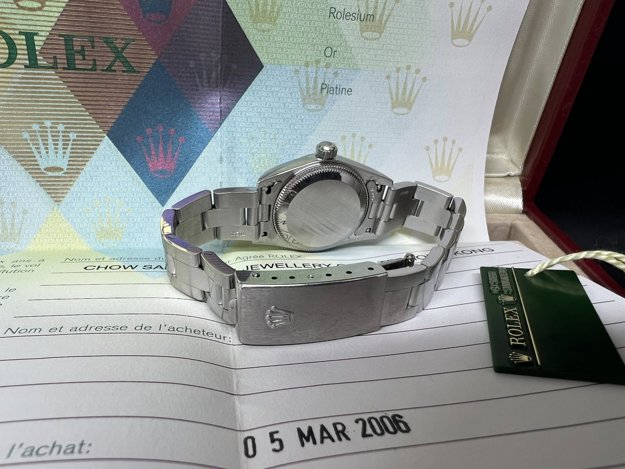 Rolex Oyster perpetual 26mm 藍面369 76080 F頭 行