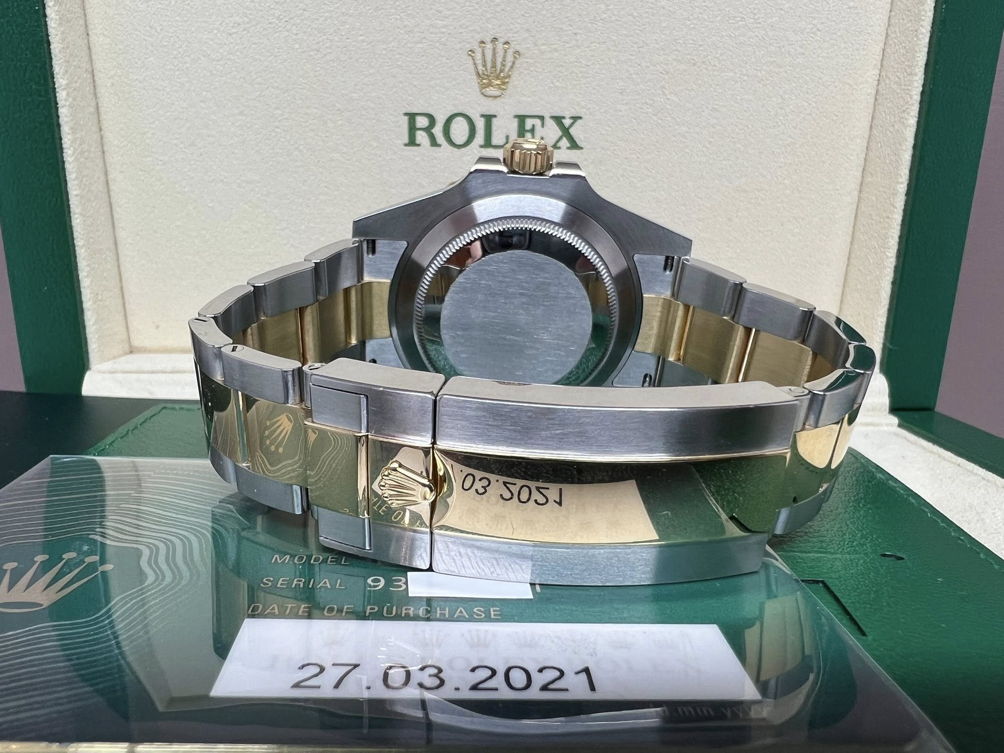 Rolex Submariner  41mm 新款金鋼藍面 126613LB 2021年錶