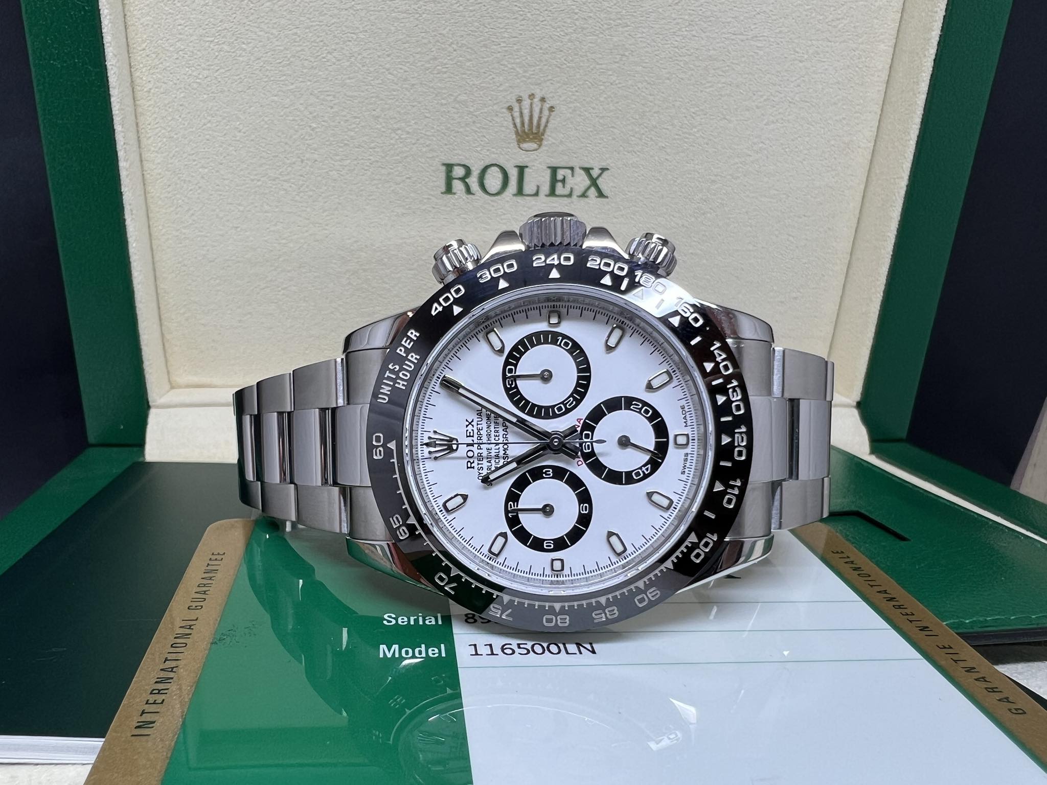 Rolex Daytona 陶瓷圈白面 116500LN 2016年錶