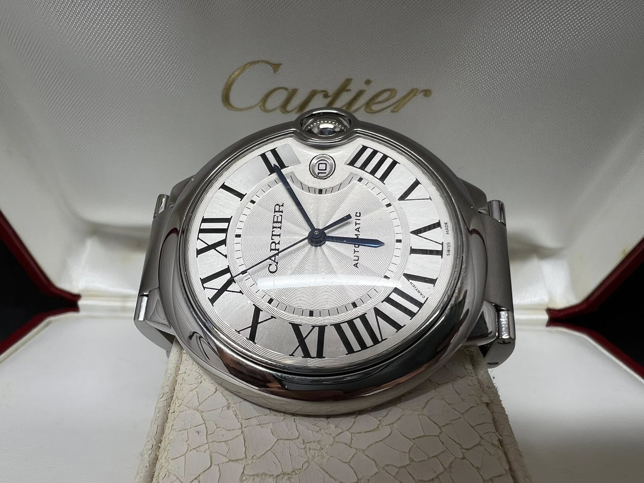 Cartier ballon bleu 42mm 全鋼 W69012Z4