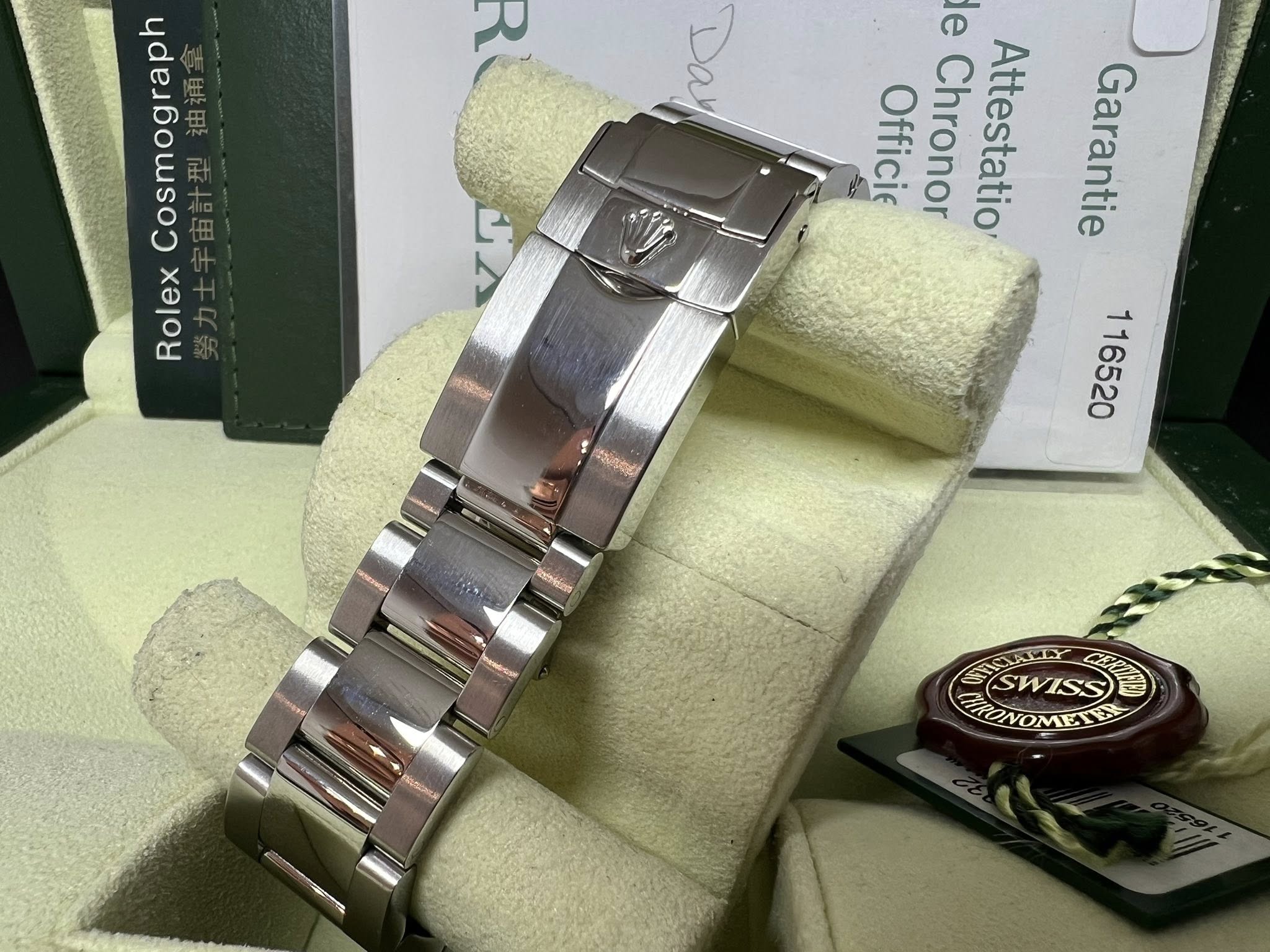 Rolex Daytona 黑面 116520 F頭 行貨