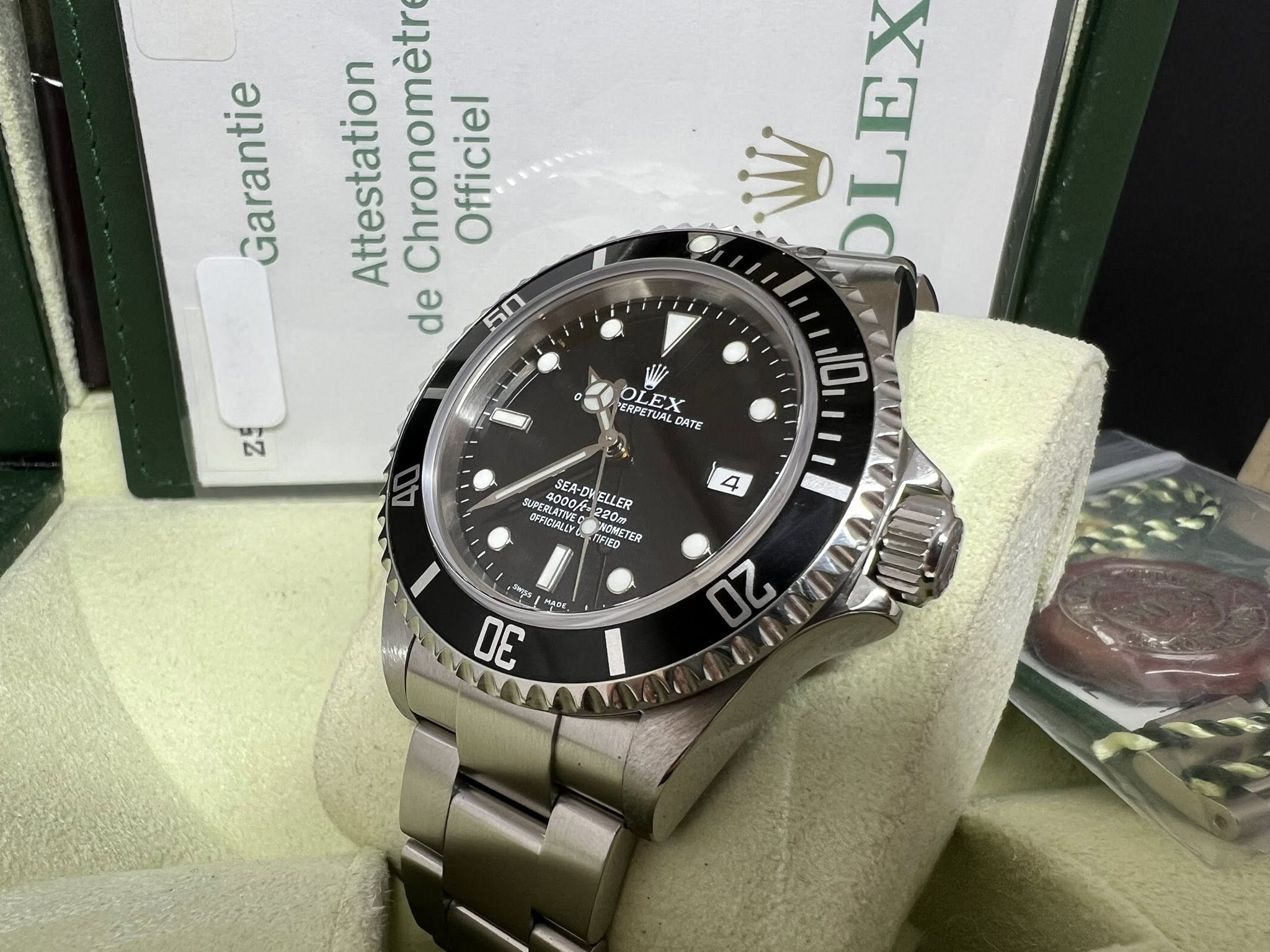 Rolex SeaDweller 16600 Z series 密窿 99%新 行貨