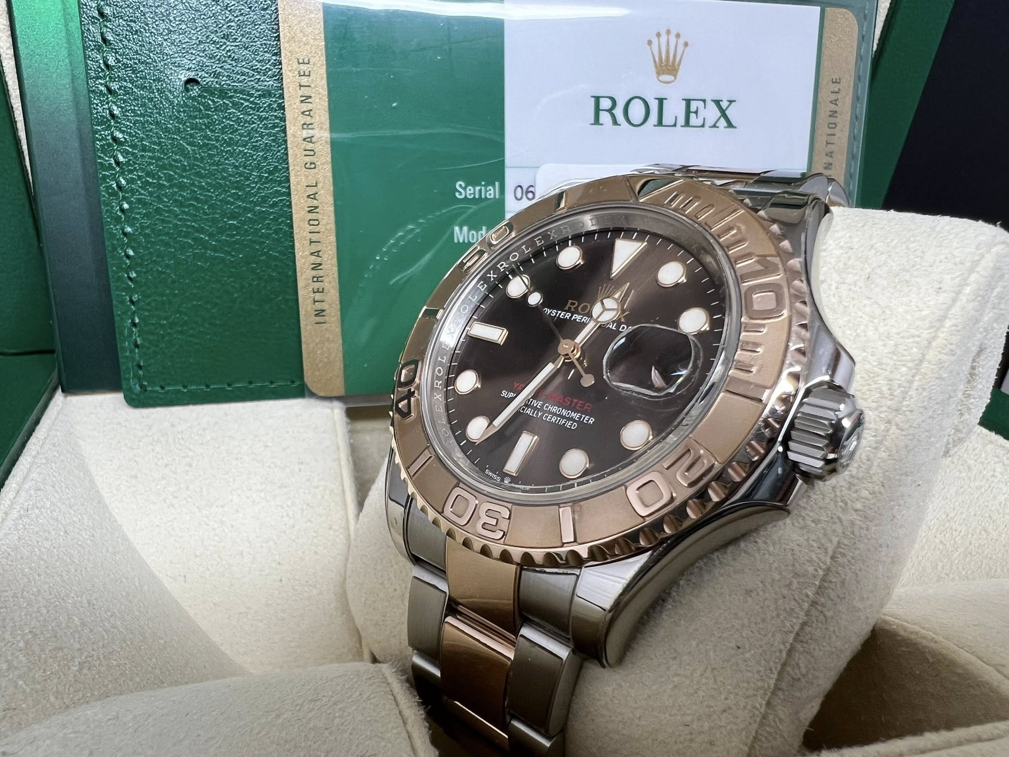 Rolex Yacht Master  玫瑰金鋼朱古力面 40mm 126621 新款 新3235機芯 2019