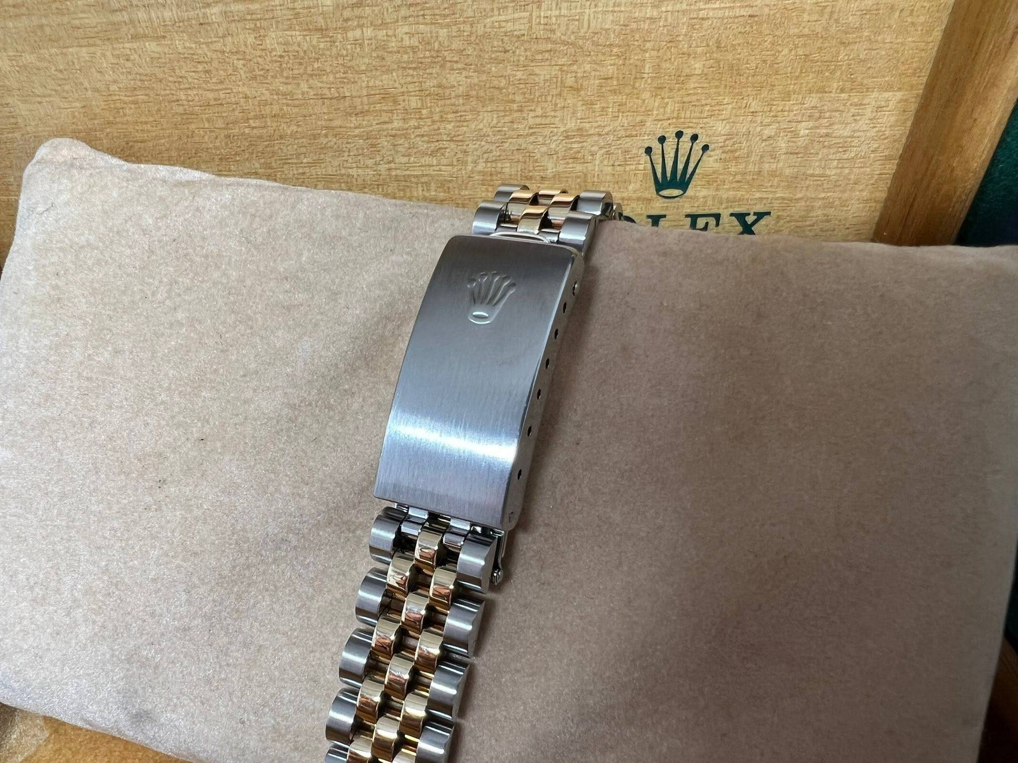Rolex Datejust 31 金鋼白面石字 型號：78273G P頭 淨錶
