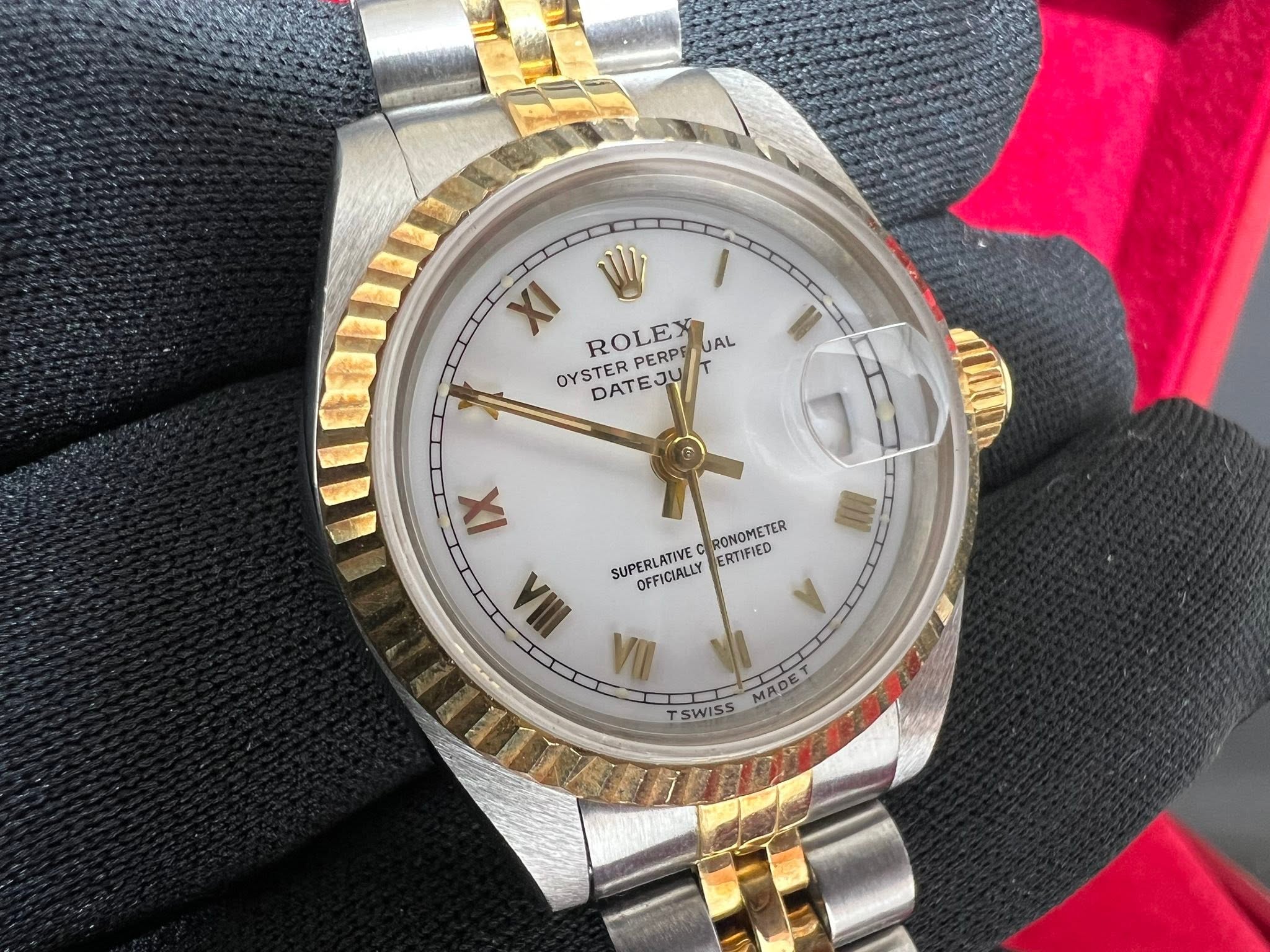 Rolex Datejust 26mm  金鋼白面羅馬字 69173 X series 淨錶