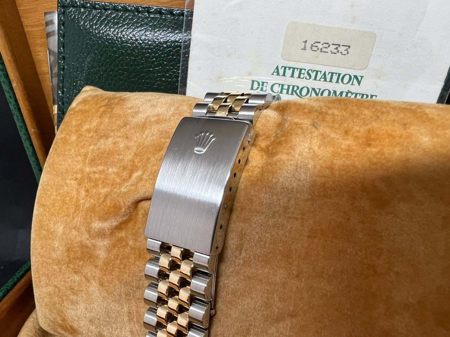 Rolex Datejust 36 金鋼金面 16233 S頭 行貨