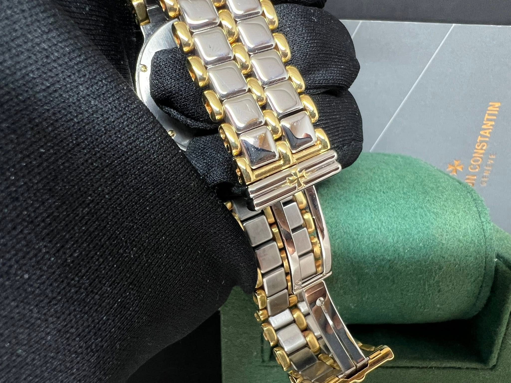 Vacheron Constantin 18k金鋼 32mm Quartz Vintage ~1987 74014 上行紙