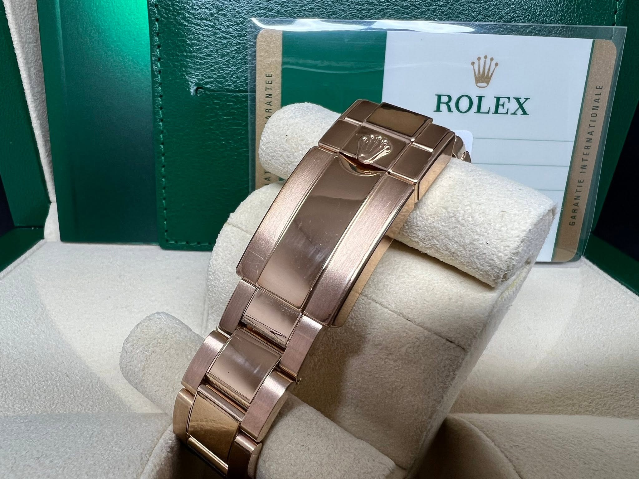 Rolex Daytona 全玫瑰金黑面 型號：116505 2017年錶