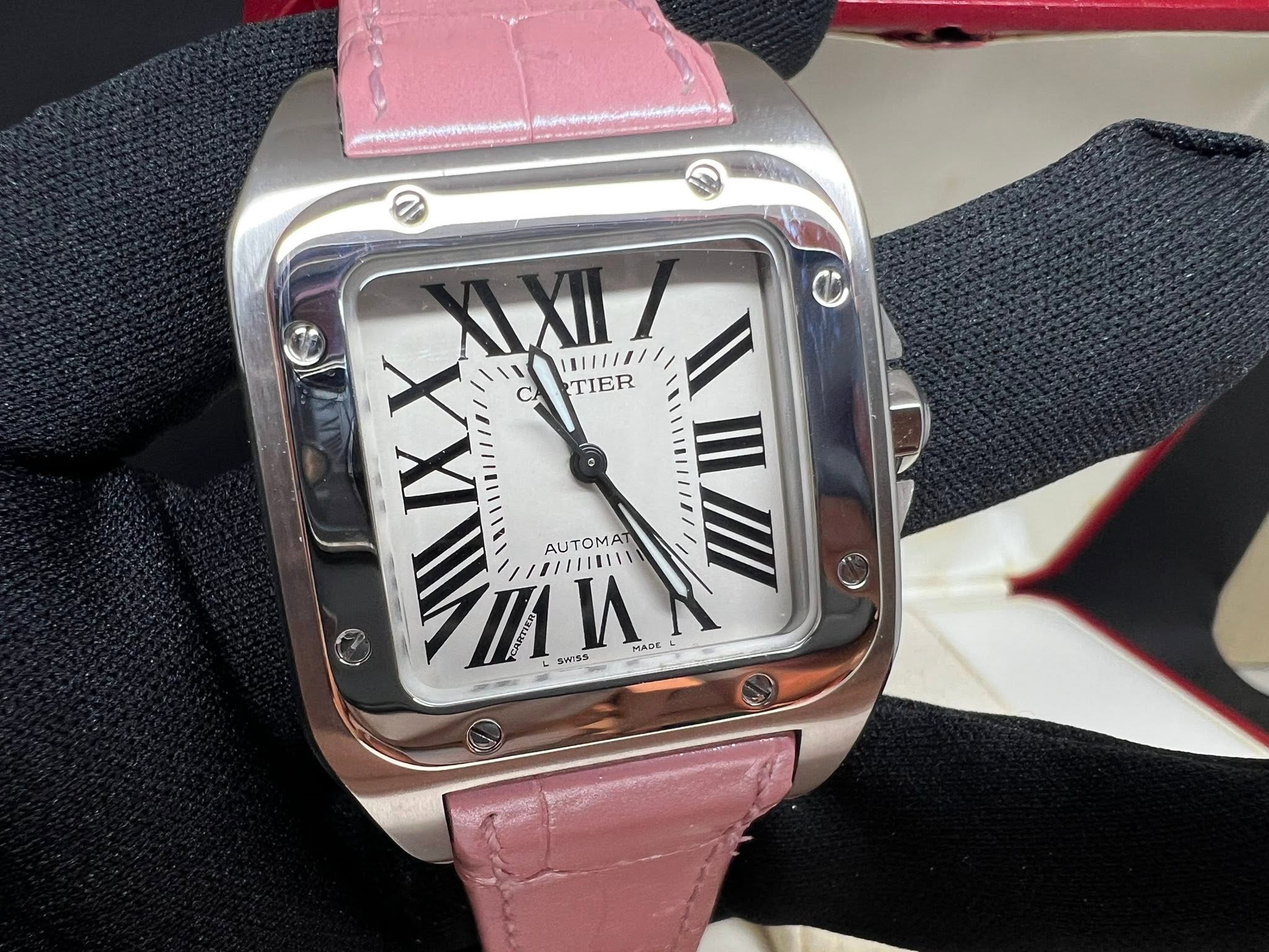 Cartier Santos 100 Mid size W20126x8/ W20106X8 ~2013年錶 淨錶