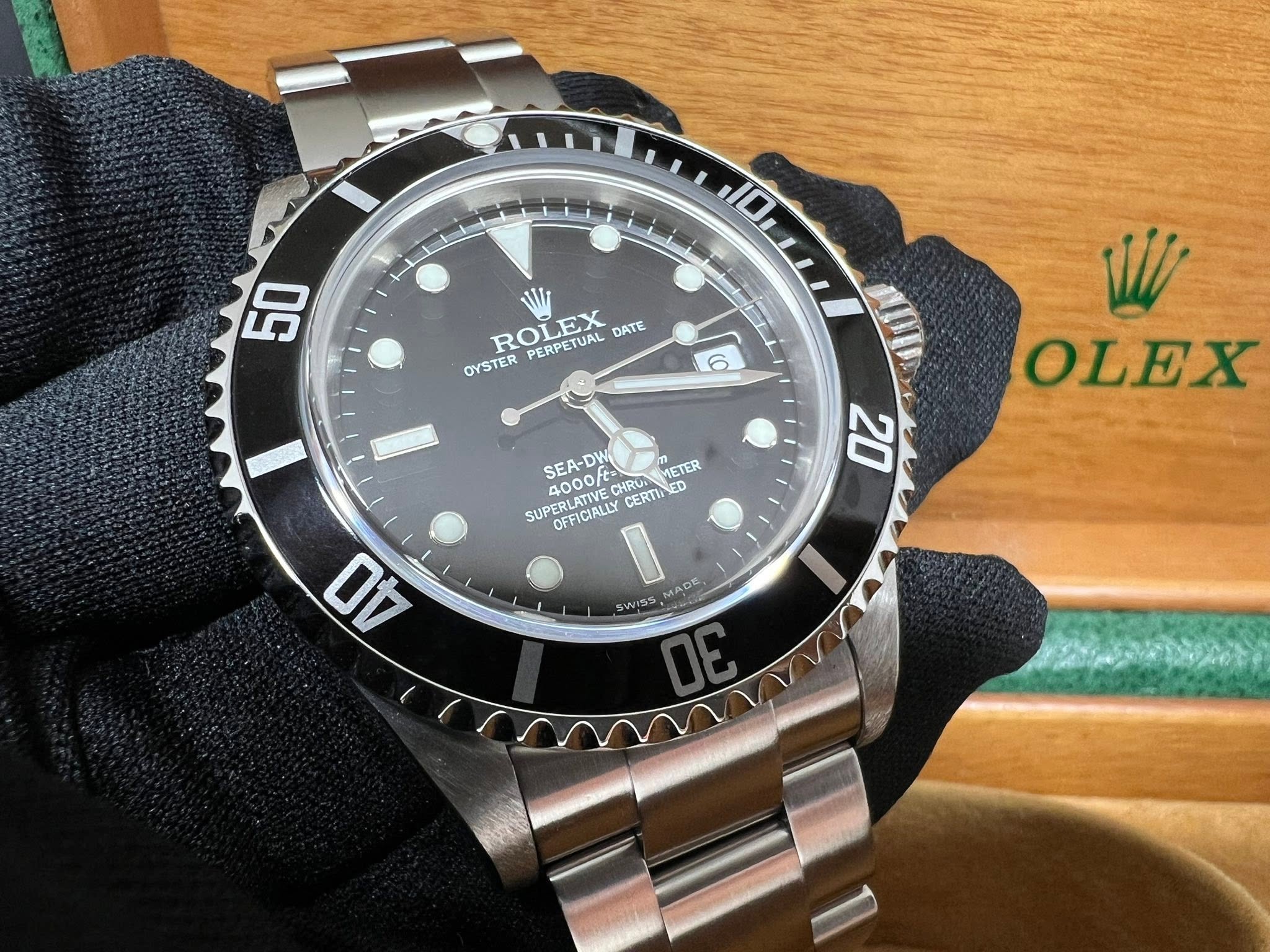 Rolex SeaDweller 16600 F series 密窿  淨錶