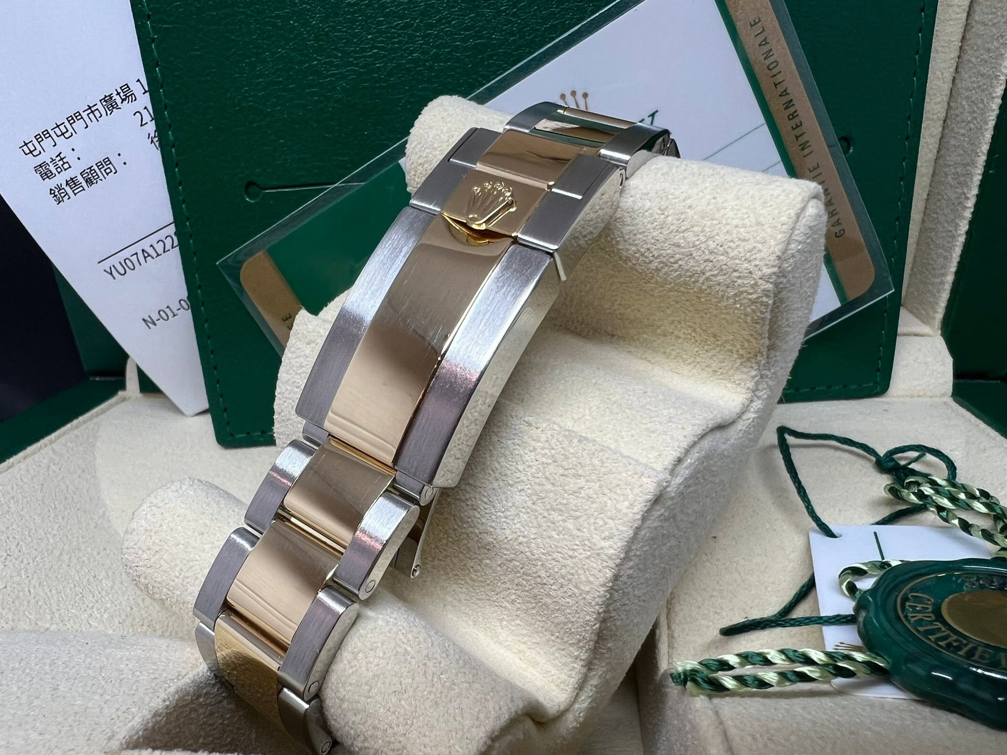 Rolex Daytona 金鋼黑面石字 116503G 2019年錶