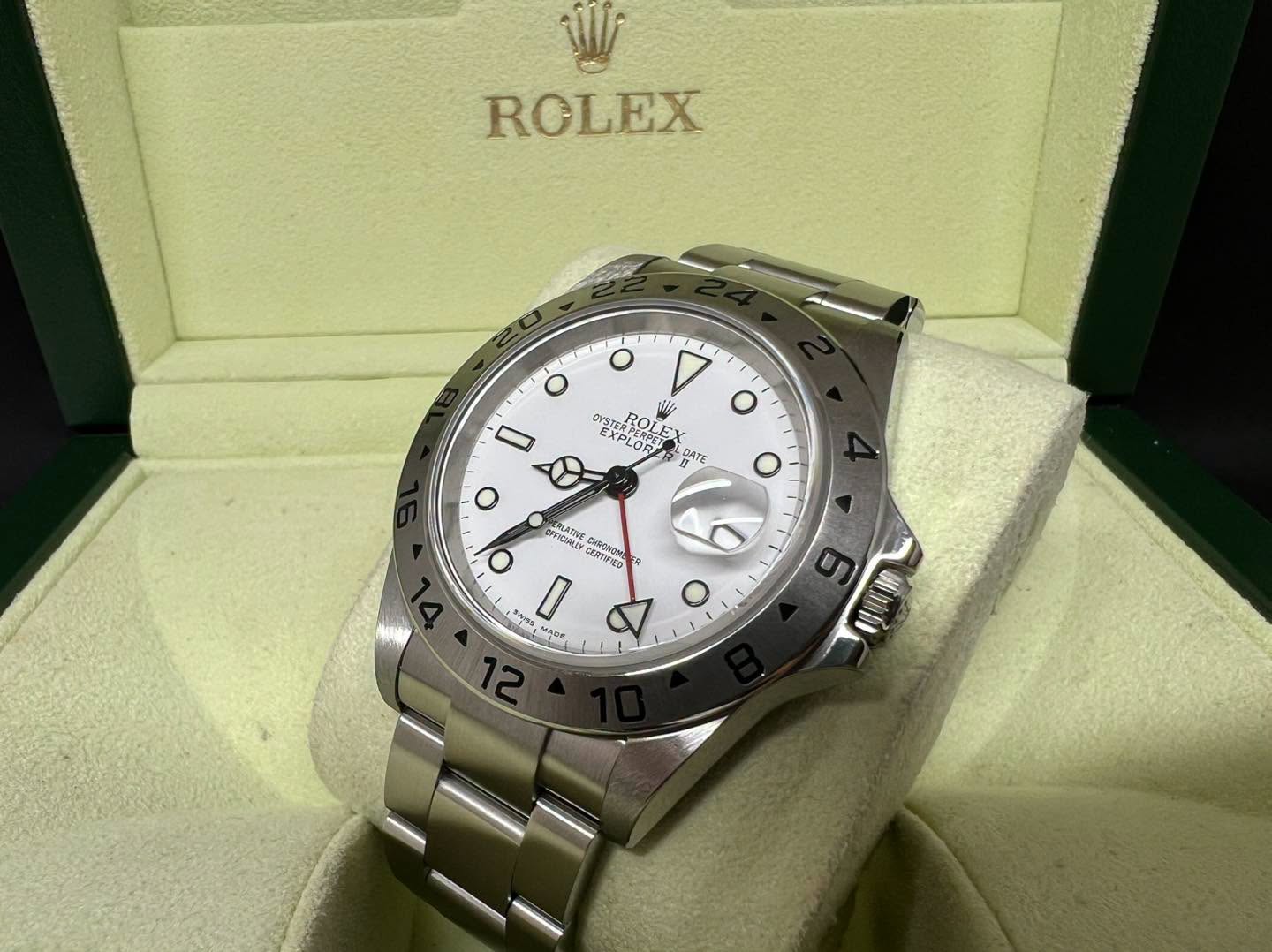 Rolex Explorer II White dial 16570 Z series 淨錶