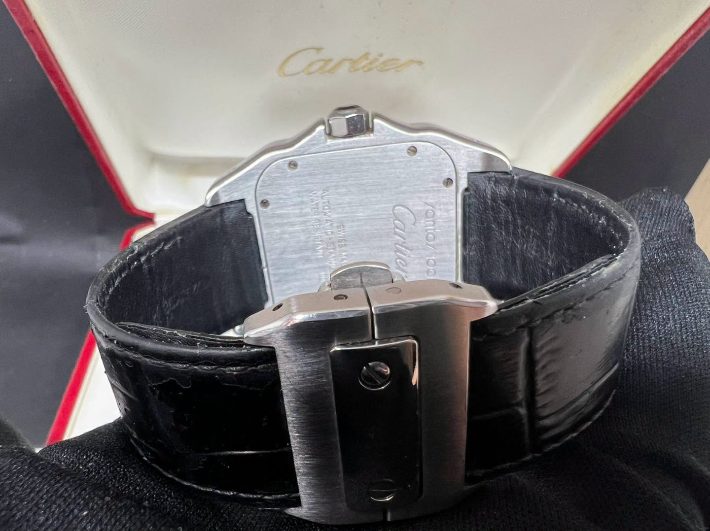 Cartier Santos 100 Large size 後鑲石 W20073X8