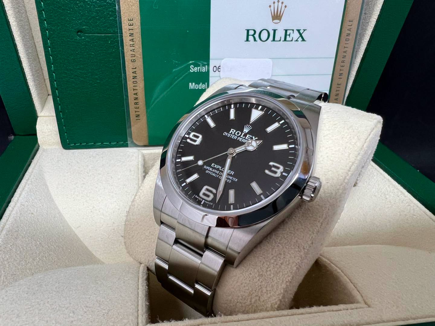 Rolex Explorer 39mm Mark 2 dial 214270 2017年錶