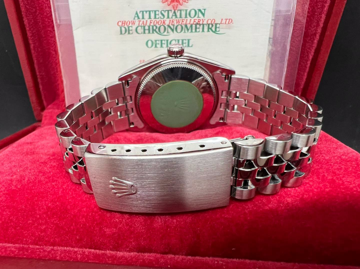 Rolex Datejust 31mm 粉面羅馬字 68274 U series 未磨殼 98%新 出世紙