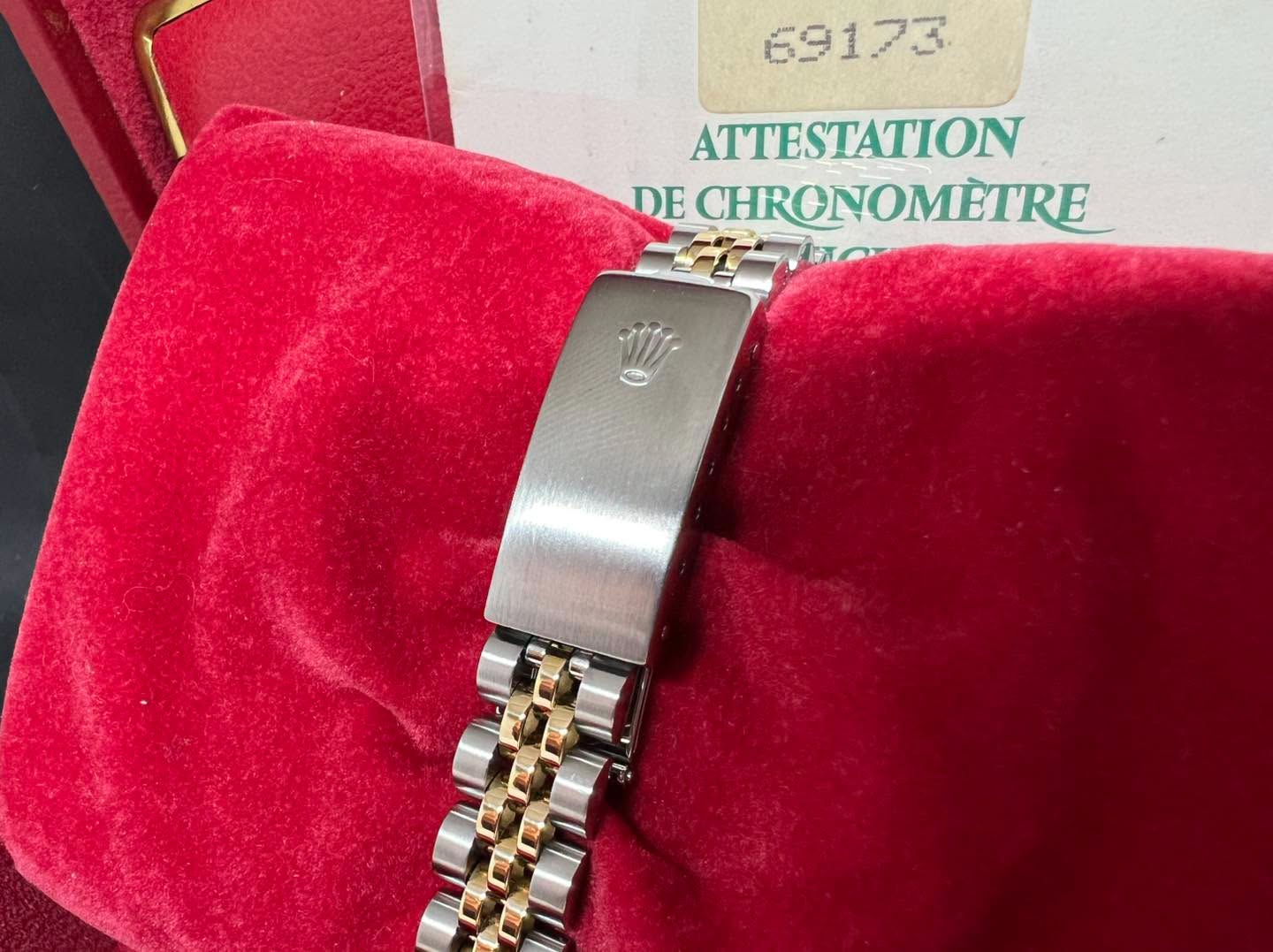 Rolex Datejust 26mm 金鋼金面 69173 X series 出世紙