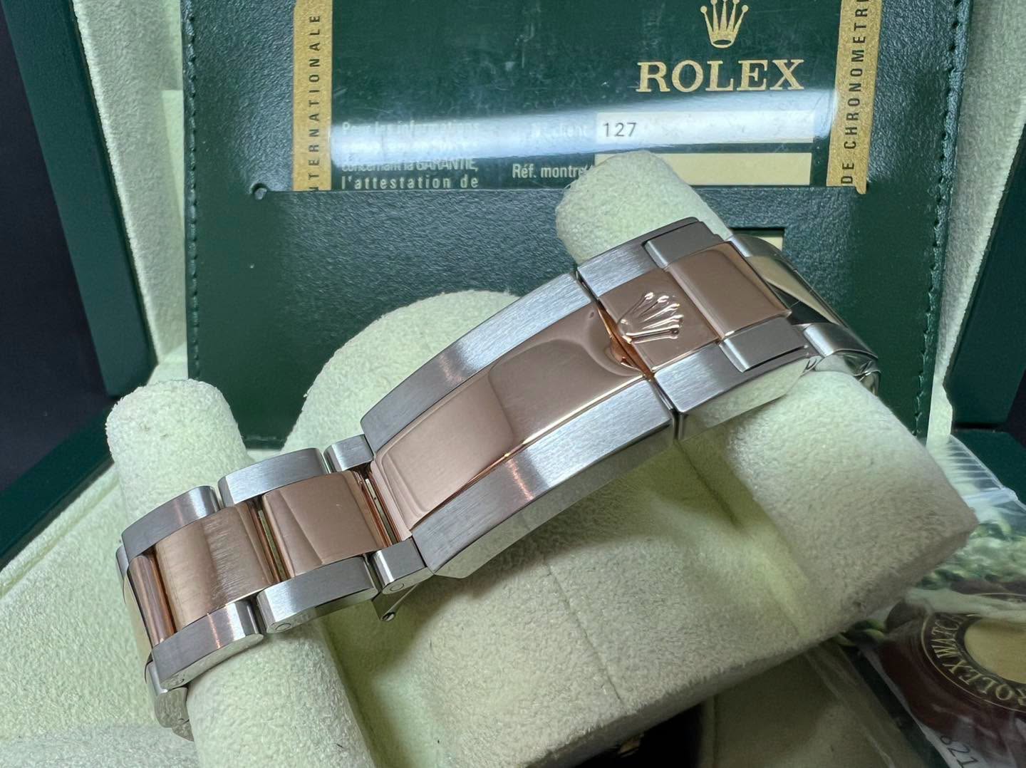 Rolex Yacht Master II 玫瑰金鋼 116681 2012年錶